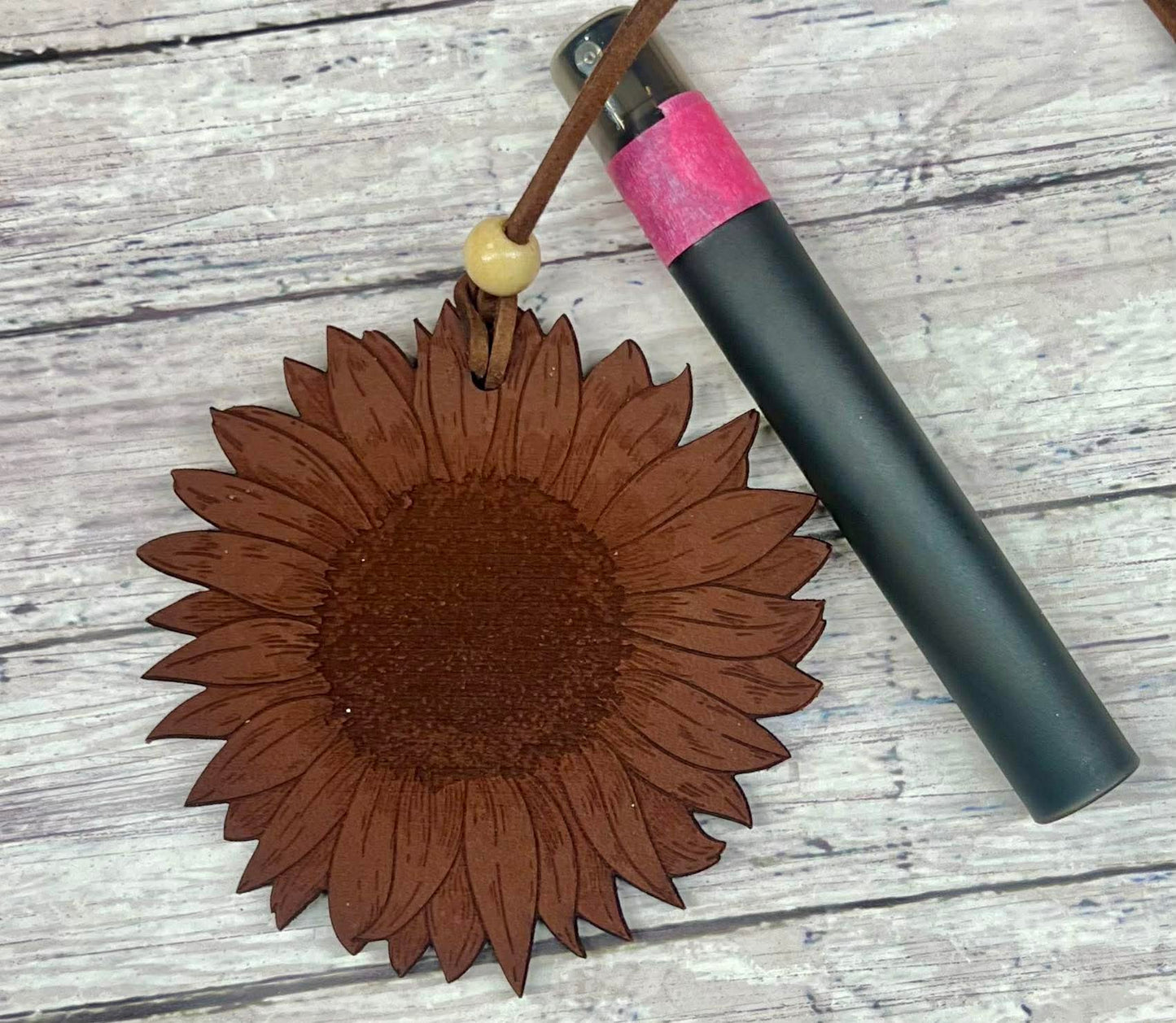 Sunflower Leather Freshie Set