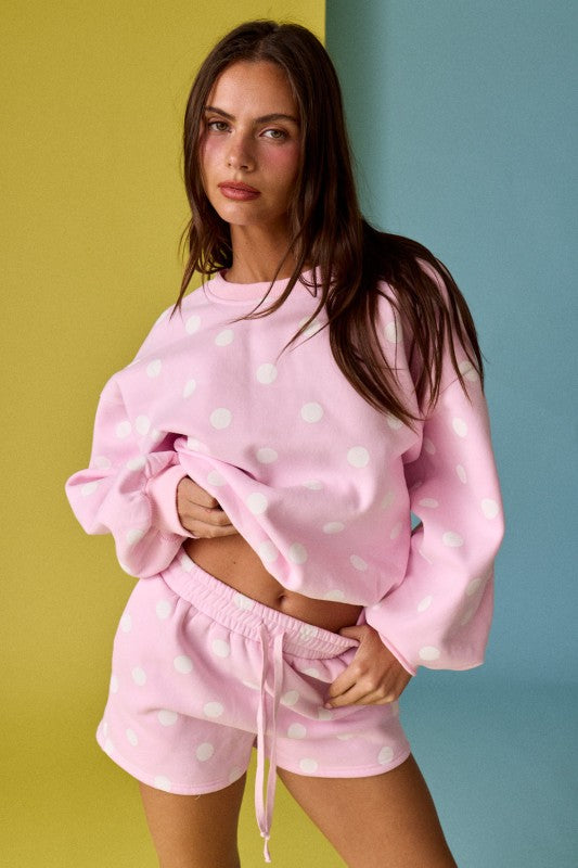 Peony Polka Dot Set