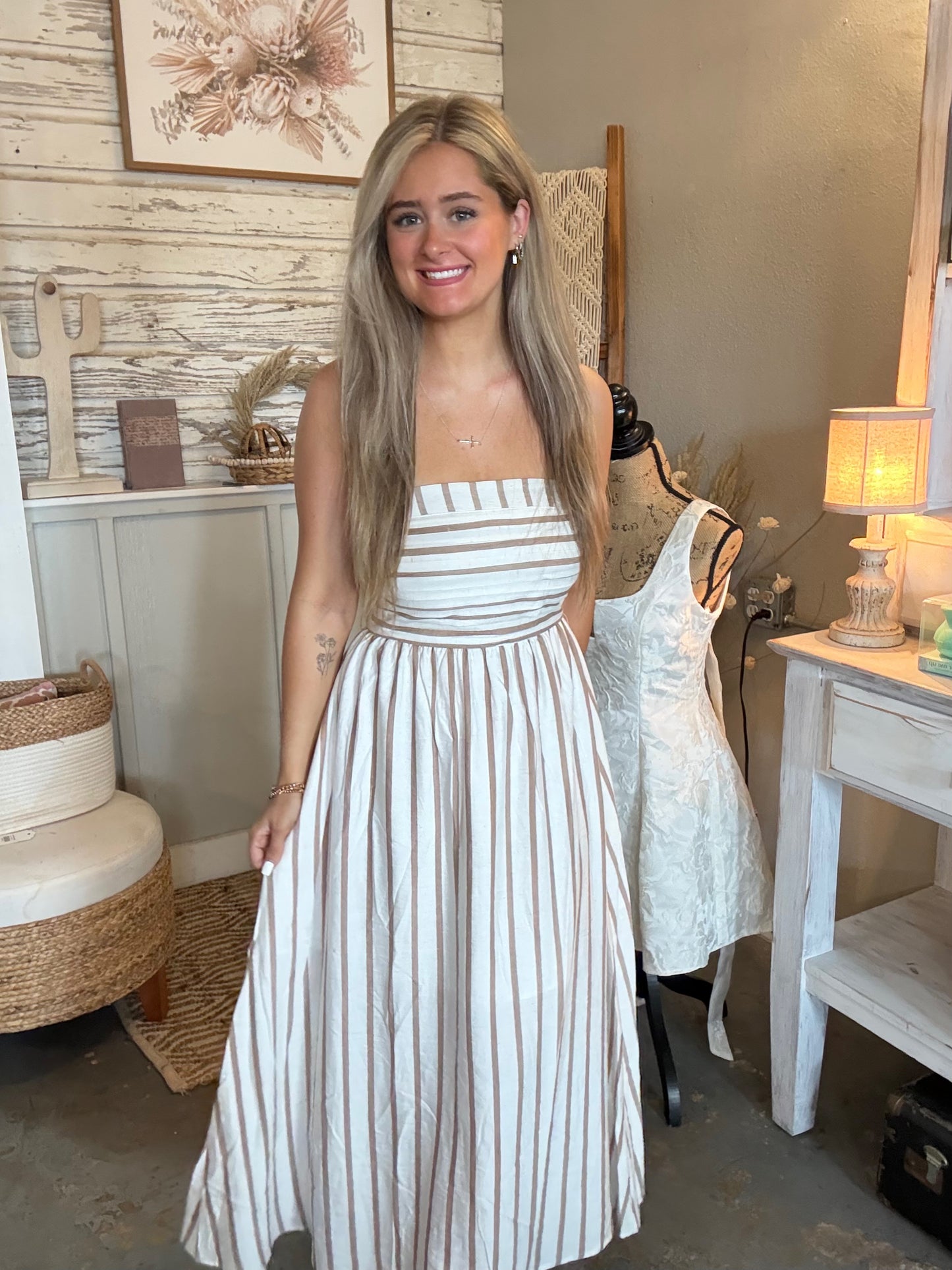 Saylor Striped Coastal Dress