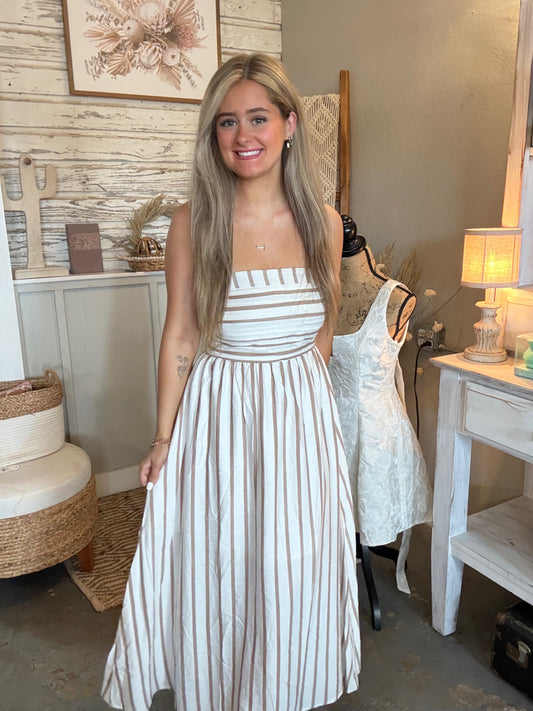 Saylor Striped Coastal Dress