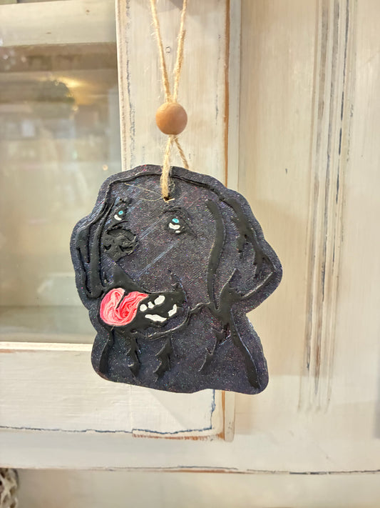 Charlie Chocolate Lab Freshie