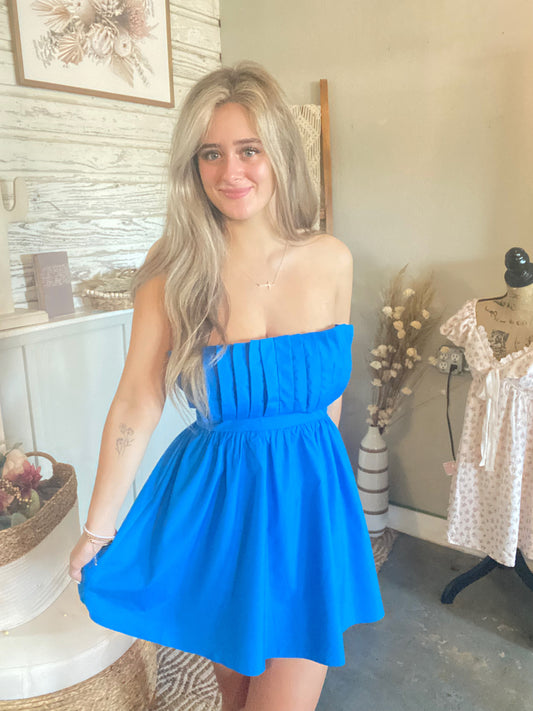 Sarah Strapless Mini Dress