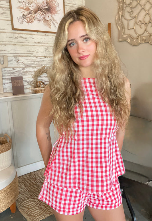 Adelyn Gingham Set