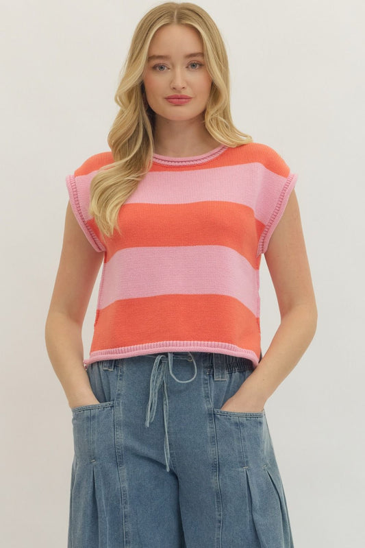 Sassy Striped Top