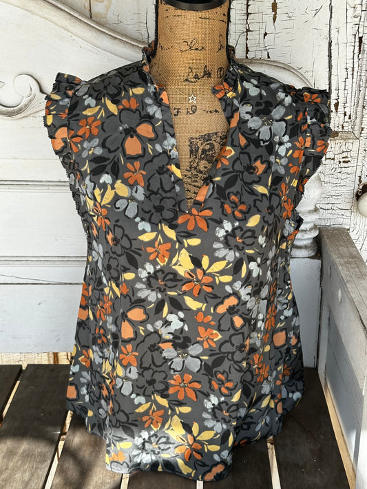 Sandy Floral  Top