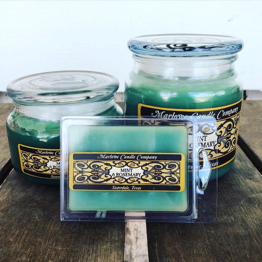 Mint and Rosemary Candle