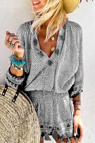 Ashley Tassel Dress