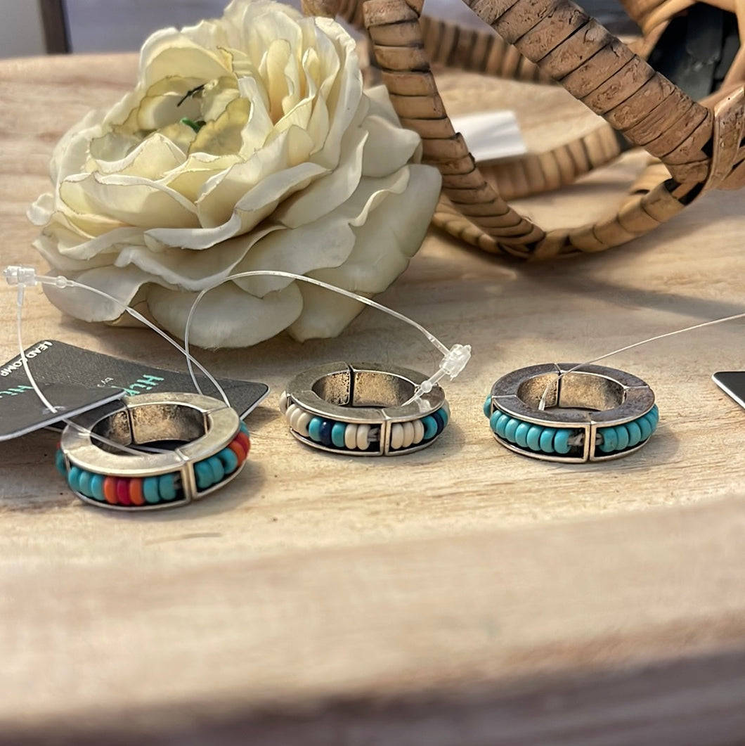 Beaded Western Ring