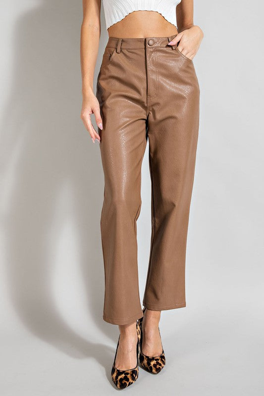 Hailey Coco Leather Pants