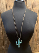 Load image into Gallery viewer, Western Cactus Necklace
