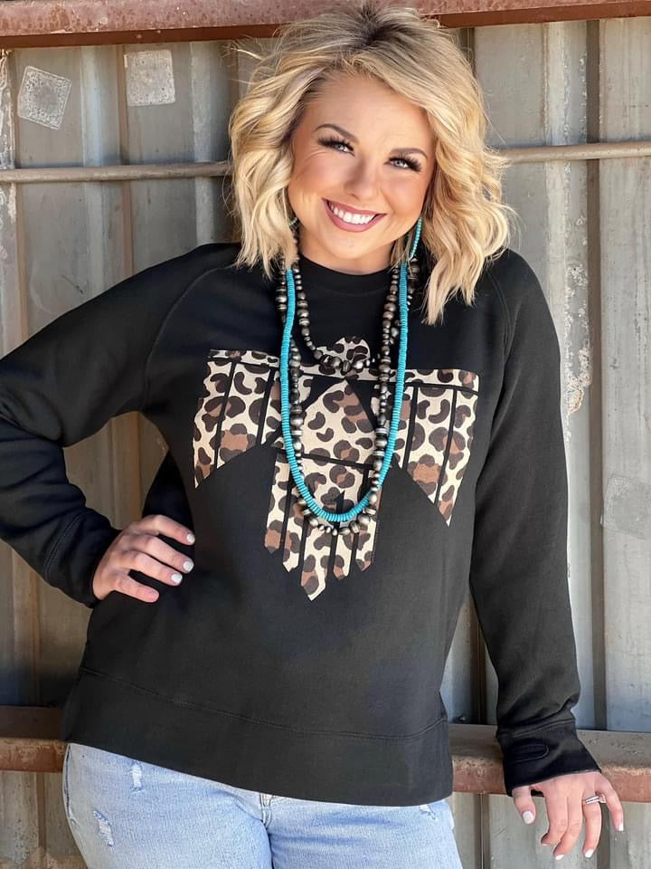 Leopard Thunderbird Sweatshirt