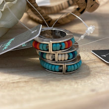 Load image into Gallery viewer, Beaded Western Ring
